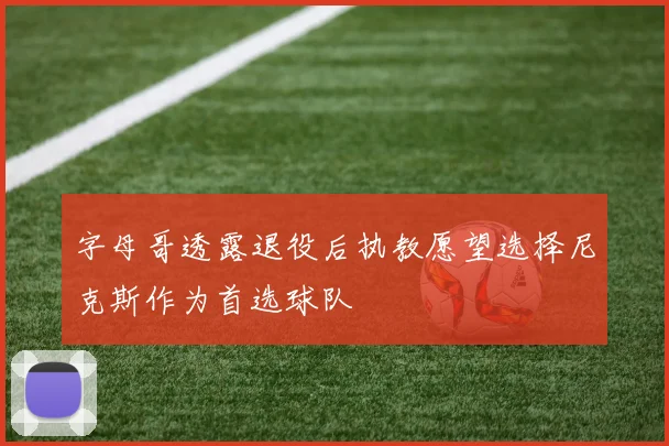 字母哥透露退役后执教愿望选择尼克斯作为首选球队
